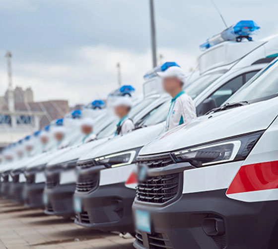 田林县服务车队展示